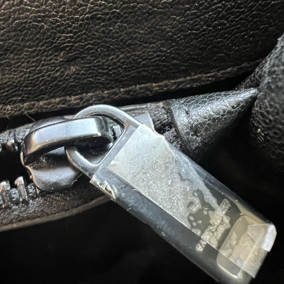 Saint Laurent Matelasse Chevron Monogram Large College Satchel Black - Picture 13 of 16